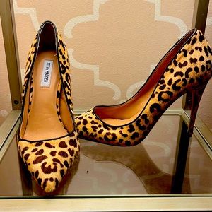 Pony hair Leopard Steve Madden shoes Brand New! Very classy shoe ‼️NEVER WORN